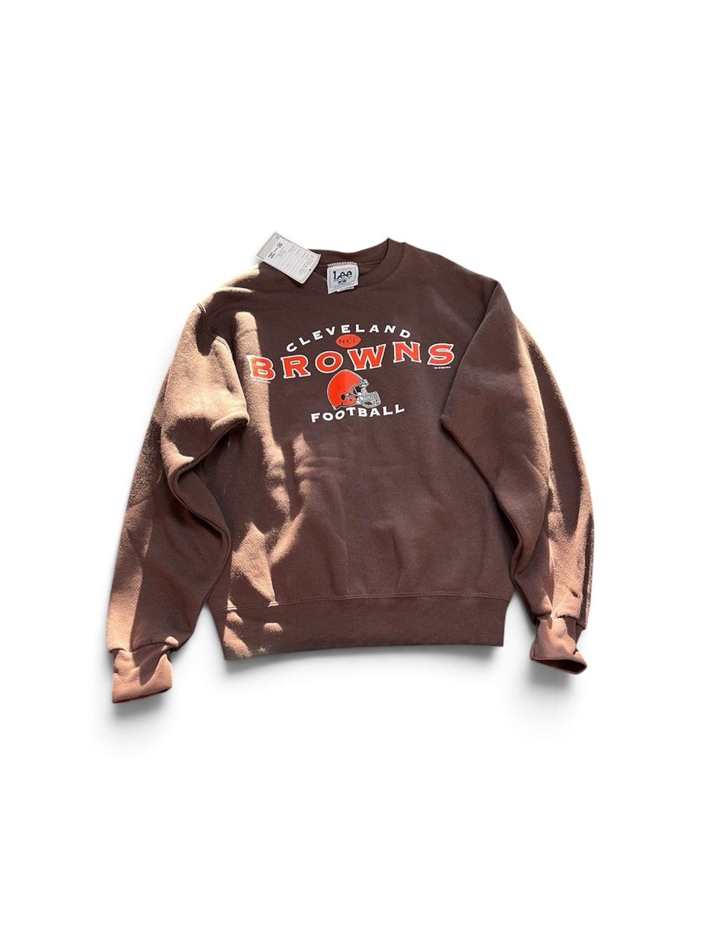 NWT - Lee NFL Cleveland Browns football sweatshirt size large 14/16 boys
